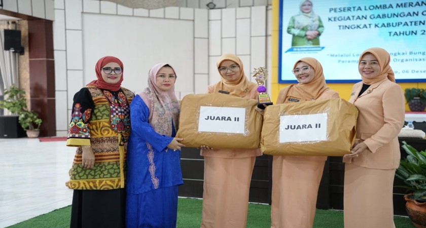 DWP Solok Selatan Raih Juara II Lomba Merangkai Bunga Hidup