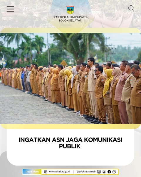 Pemkab Solsel Ingatkan ASN Jaga Komunikasi Publik