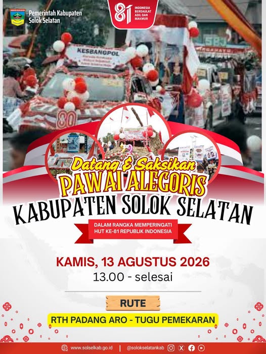 Pawai Alegoris HUT ke-81 Republik Indonesia